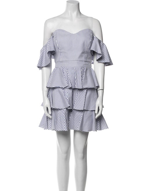 Caroline Constas Striped Mini Dress
