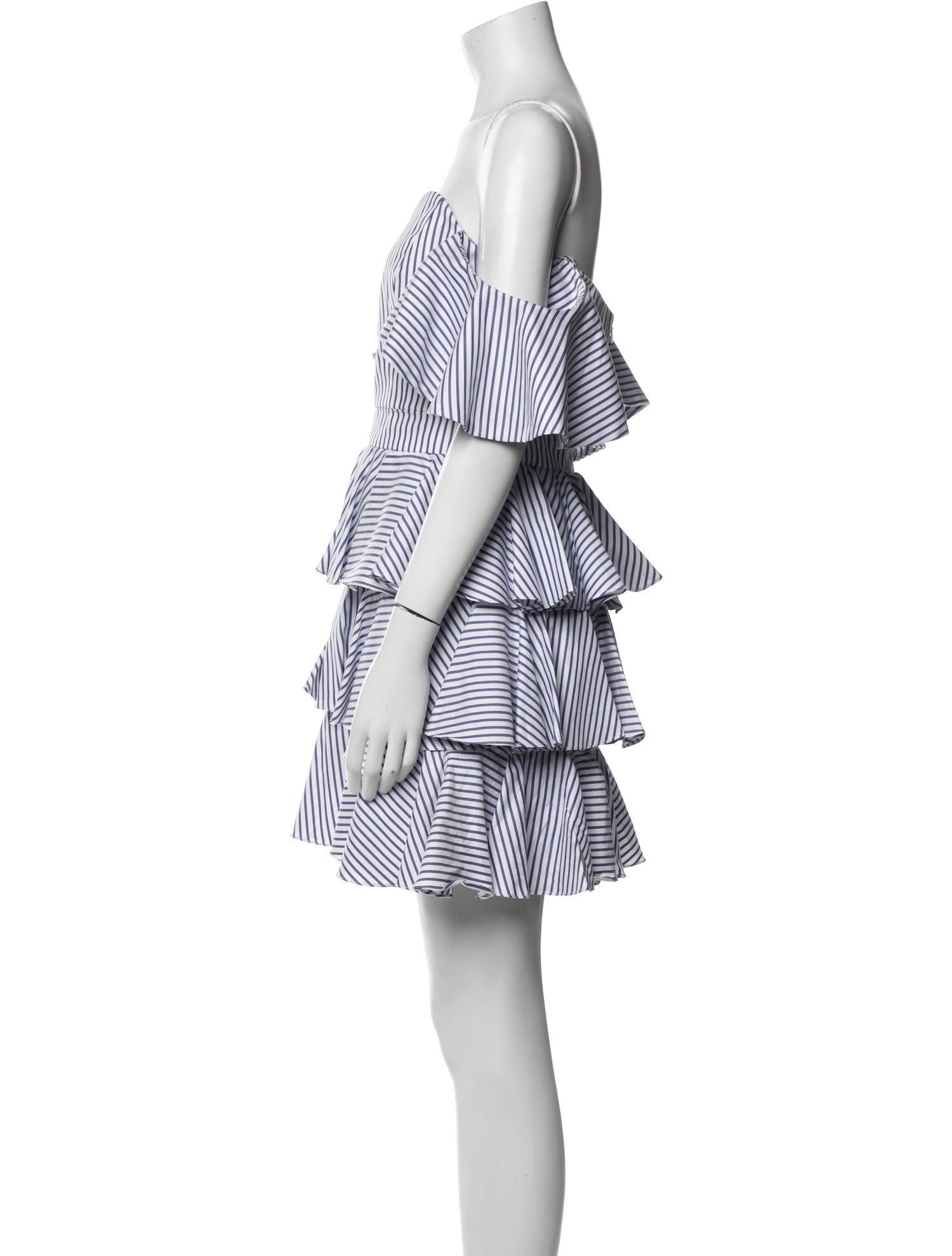 Caroline Constas Striped Mini Dress