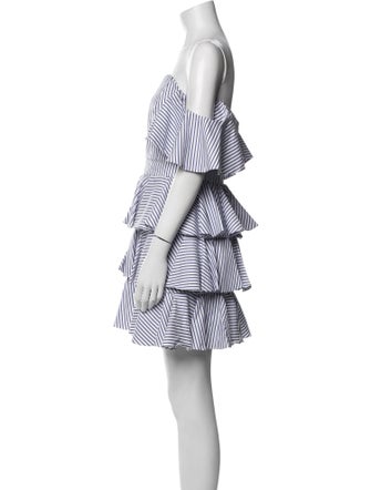 Caroline Constas Striped Mini Dress