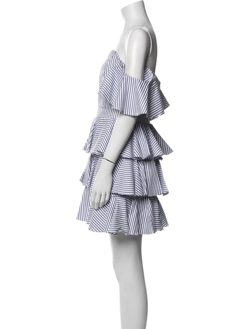 Caroline Constas Striped Mini Dress