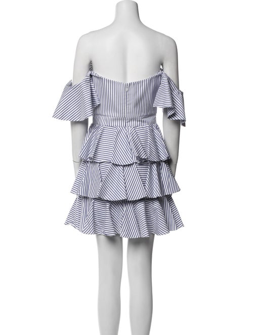 Caroline Constas Striped Mini Dress