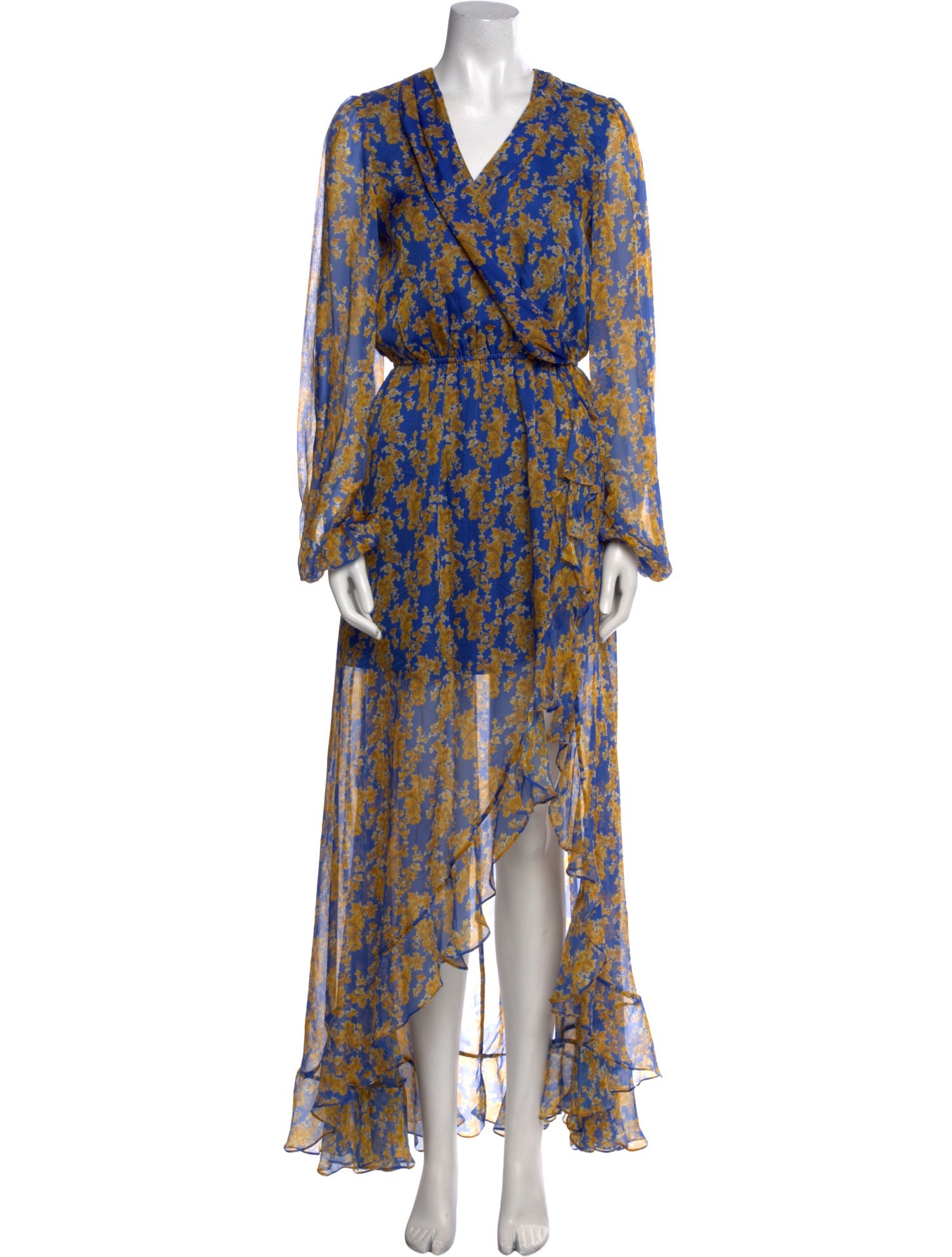 Caroline Constas Silk Long Dress