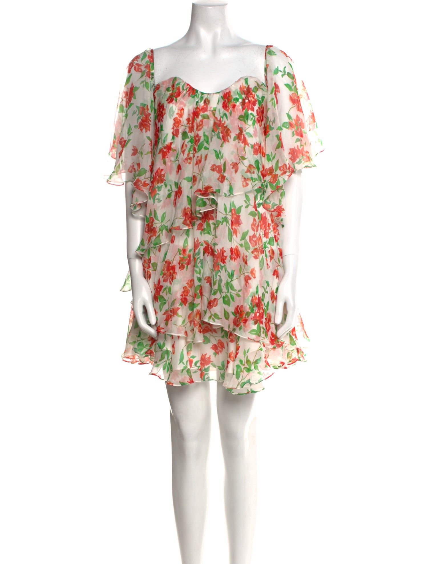 Caroline Constas Silk Mini Dress