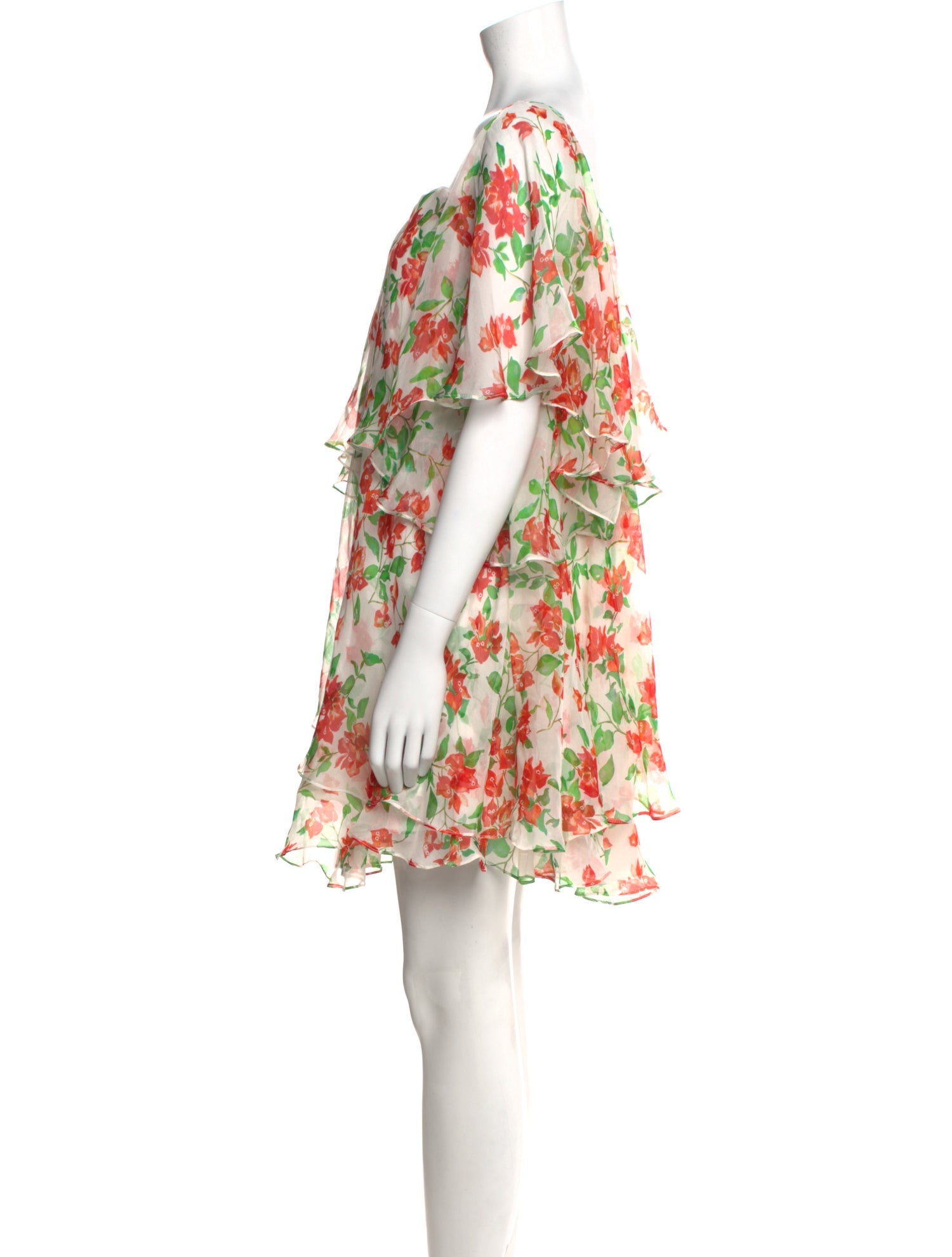 Caroline Constas Silk Mini Dress