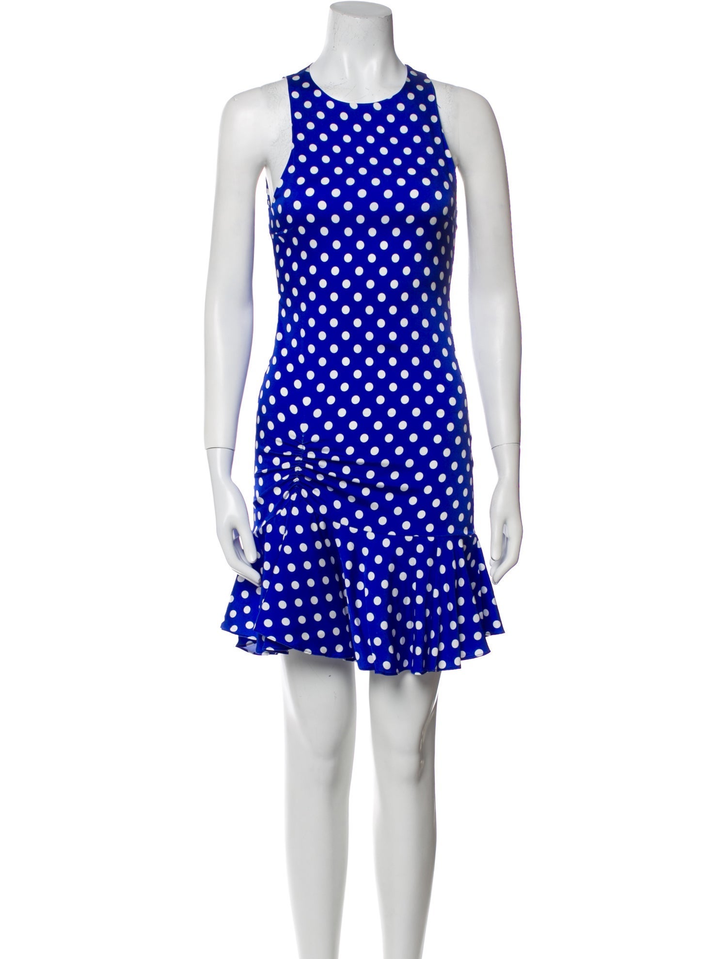 Caroline Constas Polka Dot Print Mini Dress
