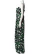 Caroline Constas Floral Print Long Dress