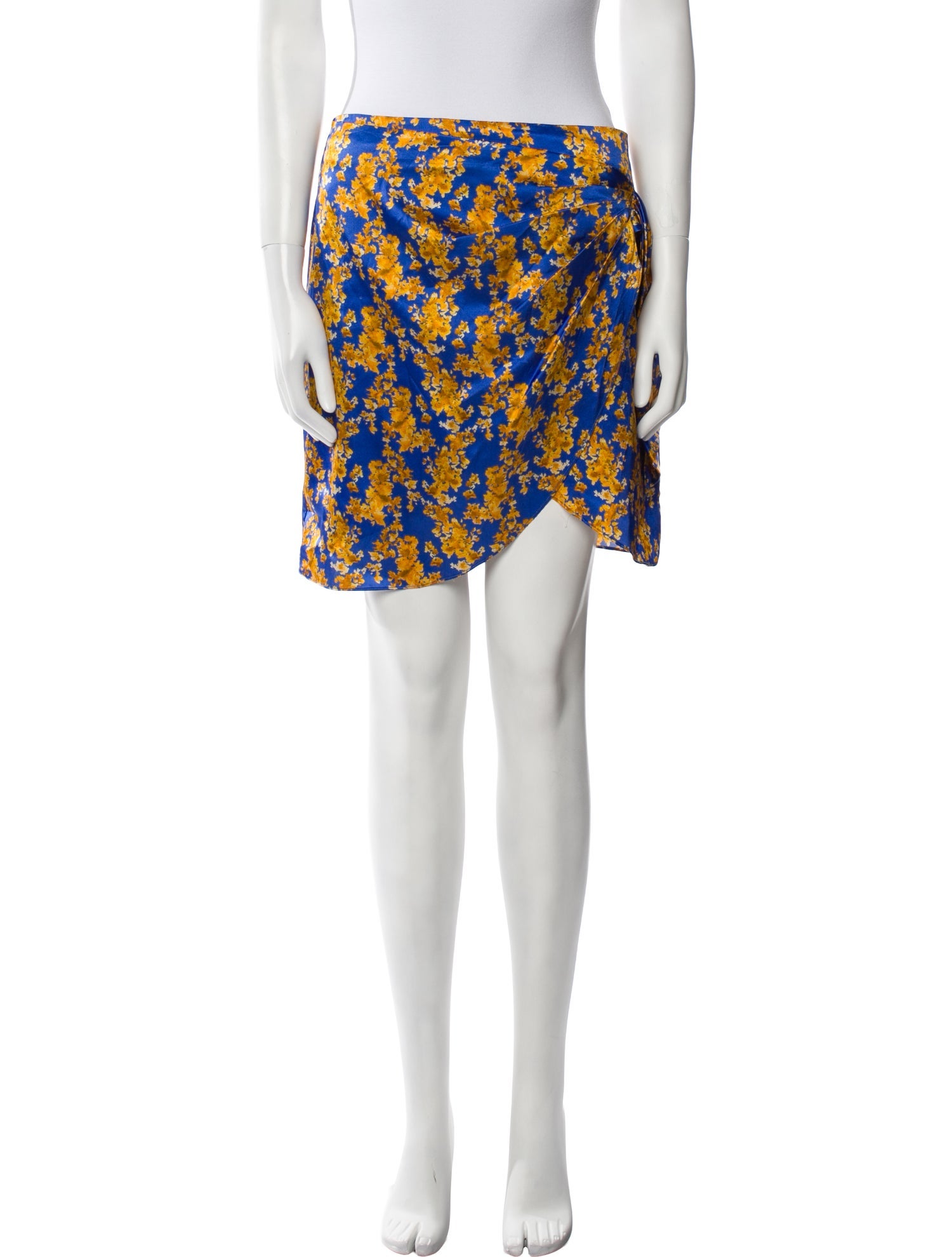 Caroline Constas Silk Mini Skirt