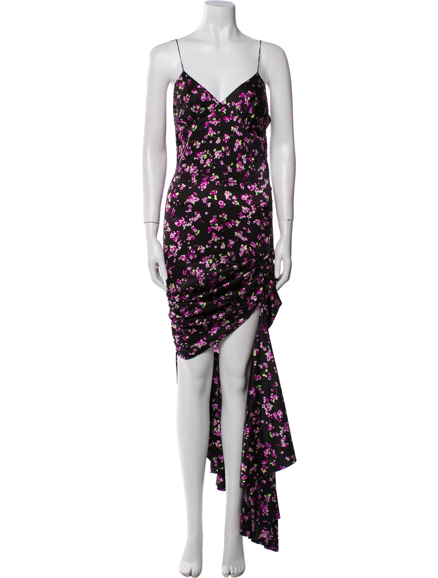 Caroline Constas Silk Long Dress