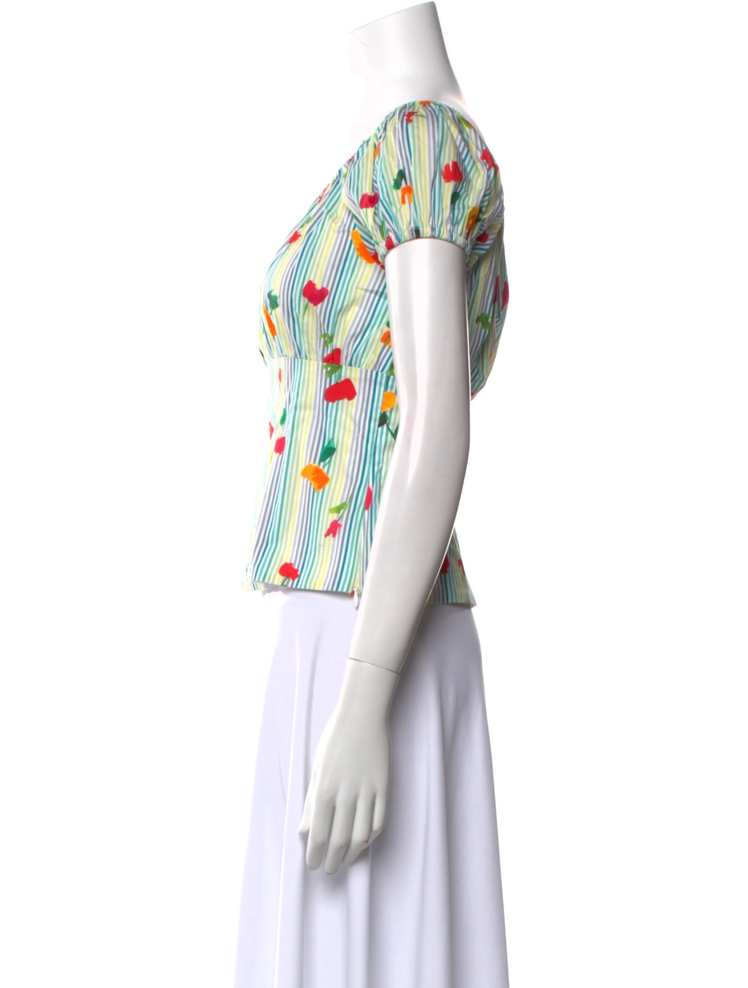 Caroline Constas Silk Printed Top