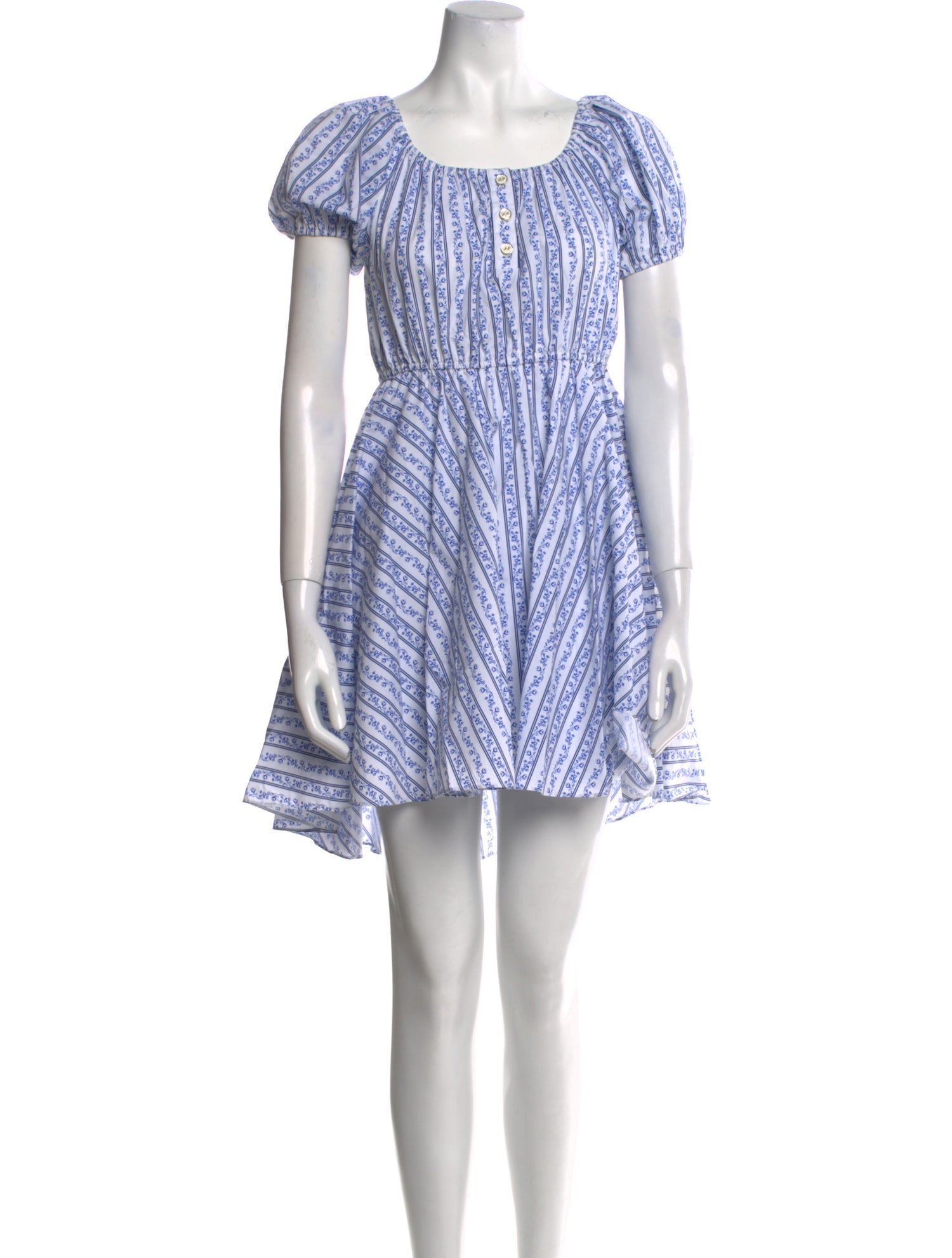 Caroline Constas Striped Mini Dress