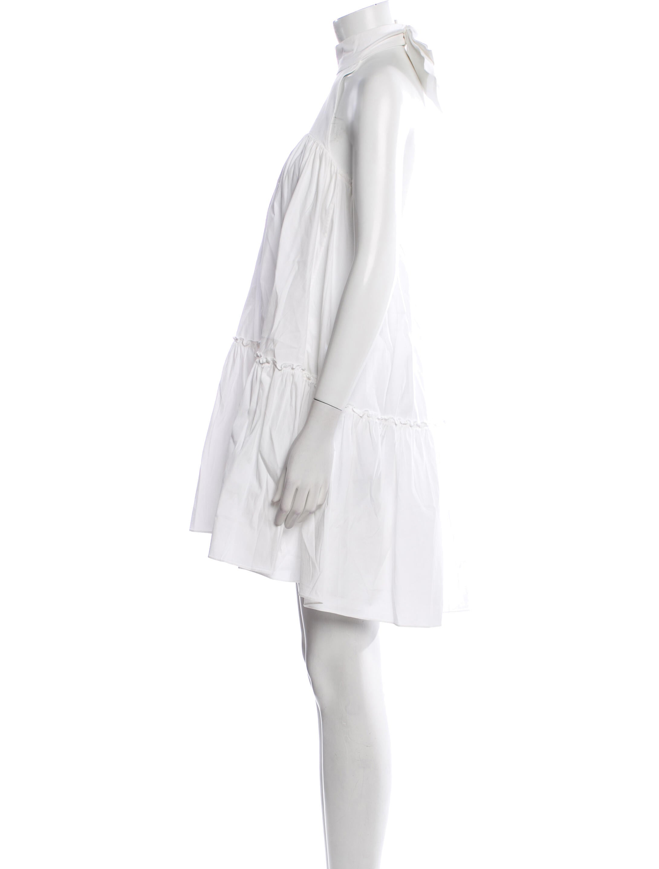 Caroline Constas Halterneck Mini Dress