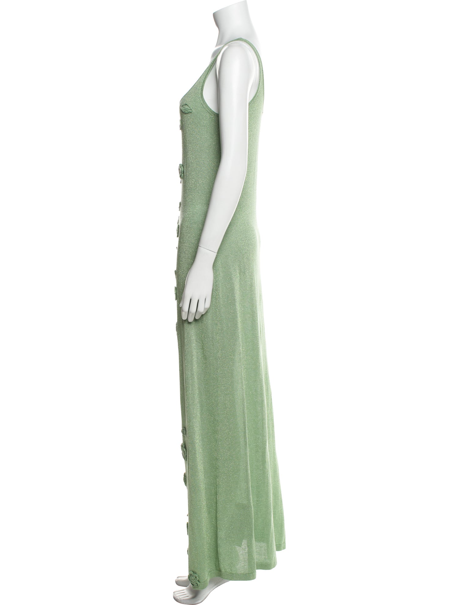 Caroline Constas Scoop Neck Long Dress