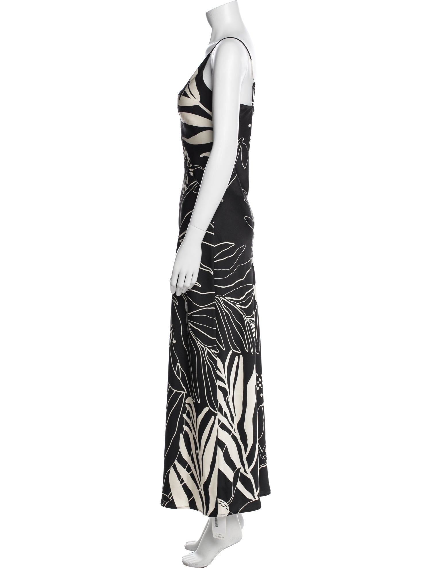 Caroline Constas Floral Print Long Dress