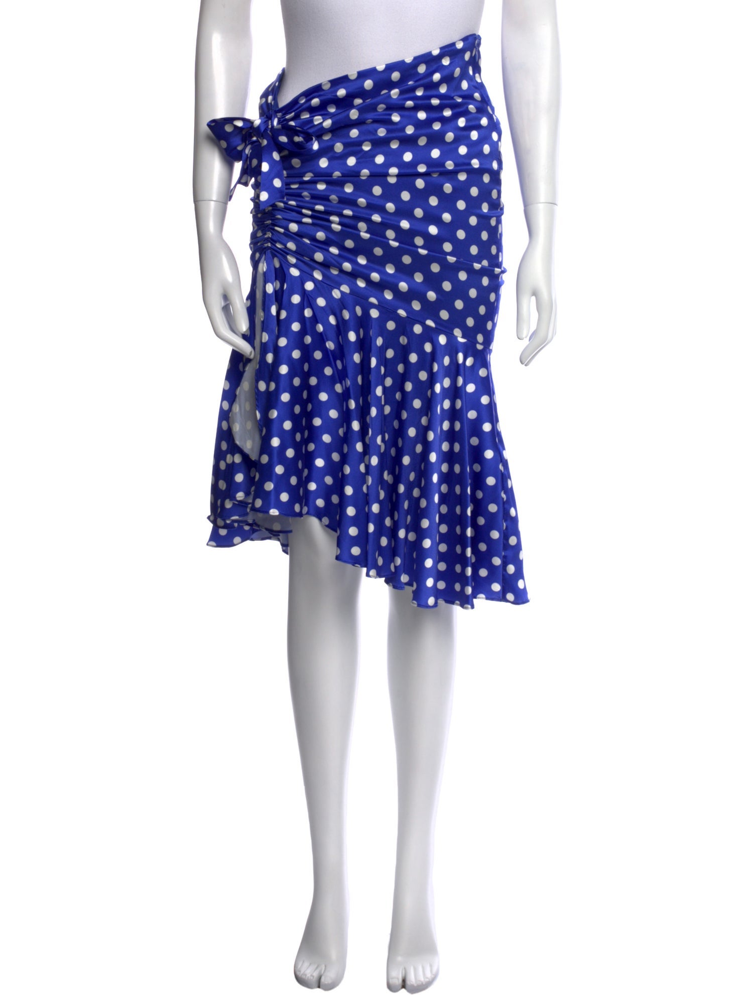 Caroline Constas Silk Knee-Length Skirt