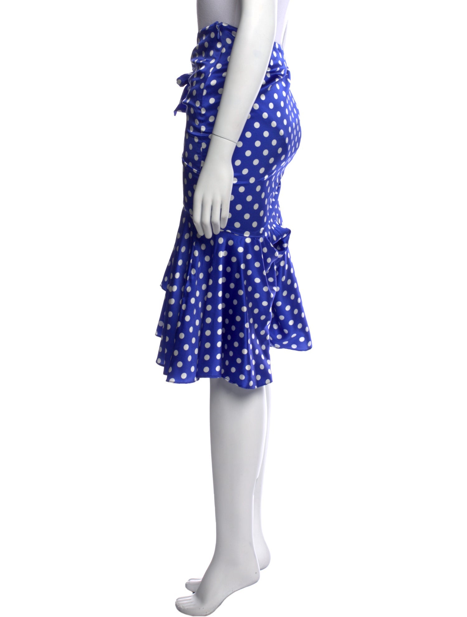 Caroline Constas Silk Knee-Length Skirt