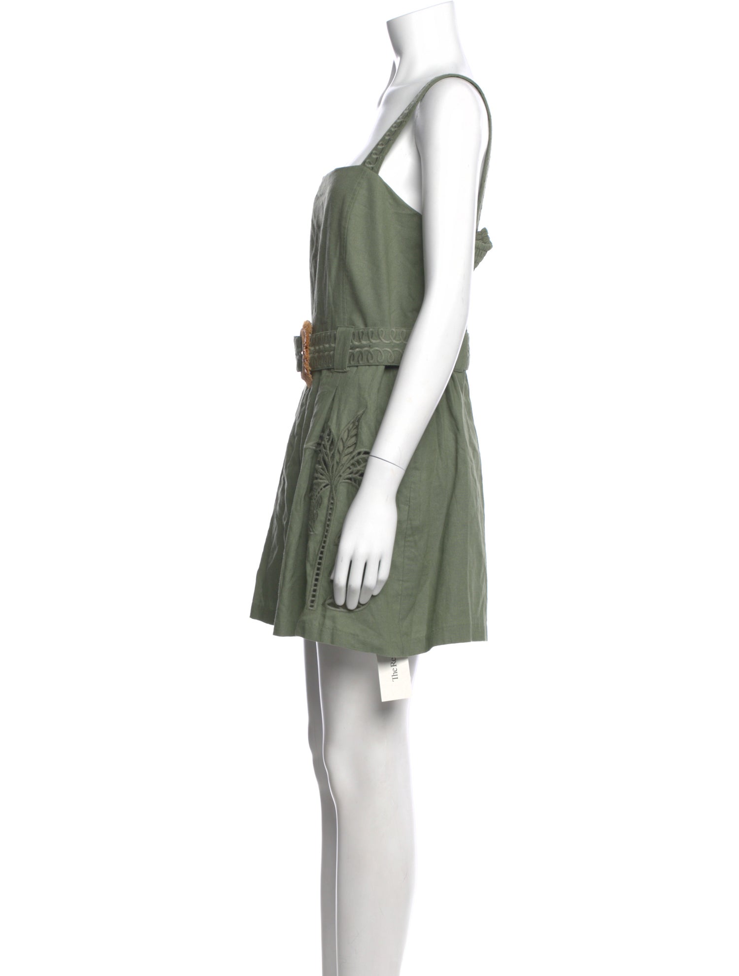 Caroline Constas Square Neckline Romper w/ Tags