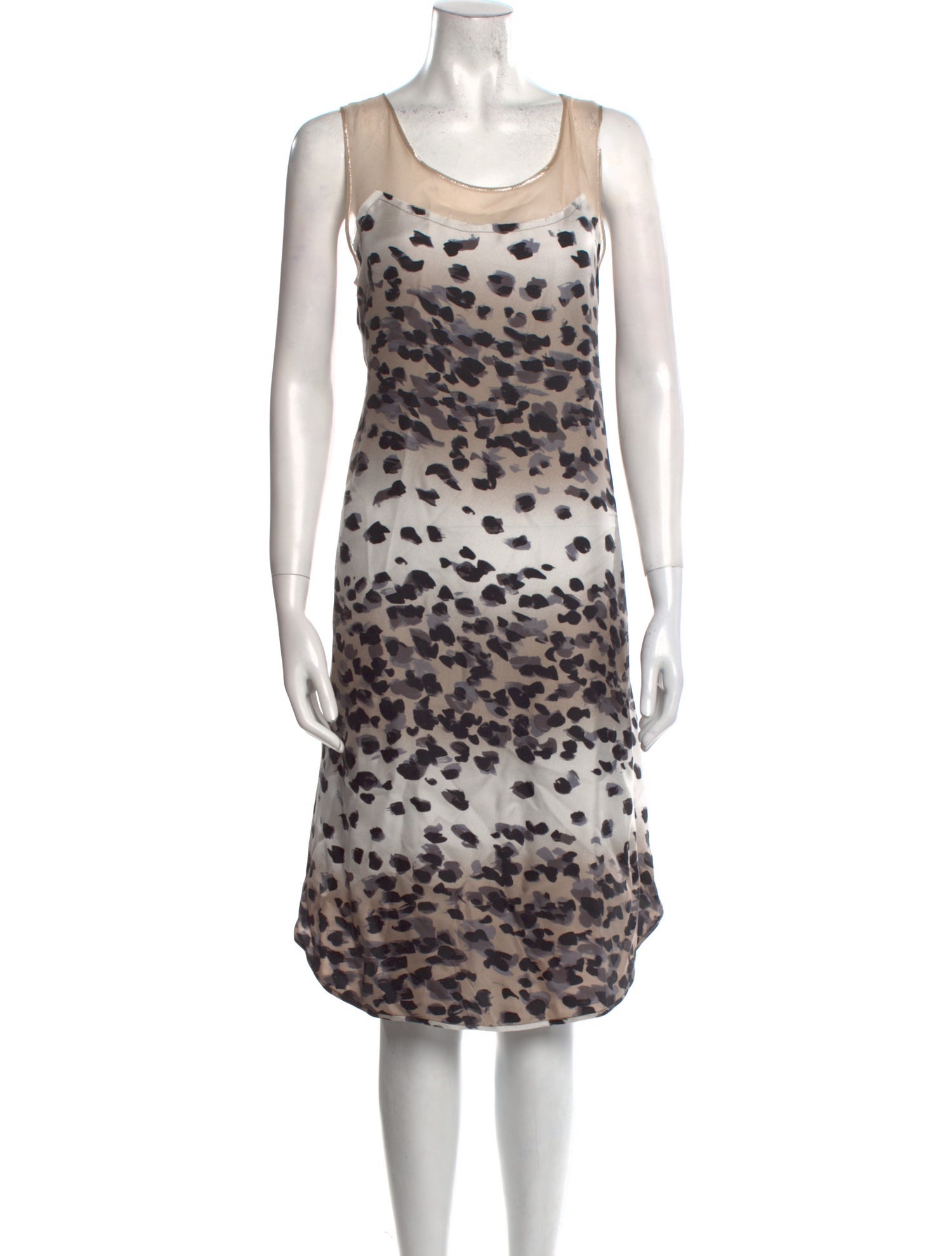 Chris Benz Silk Midi Length Dress