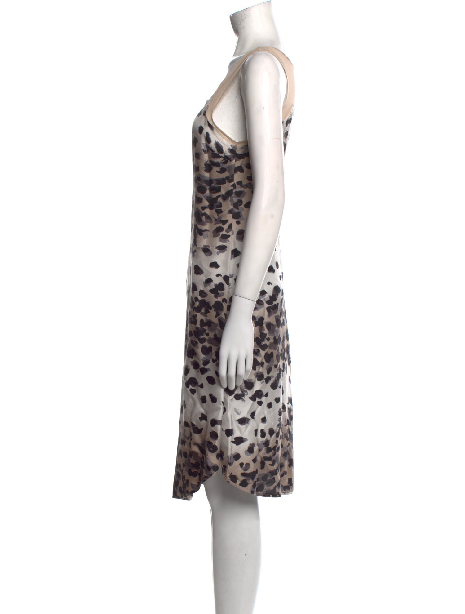 Chris Benz Silk Midi Length Dress