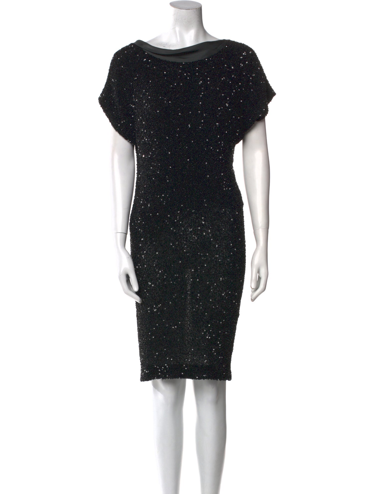 Chris Benz Bateau Neckline Mini Dress