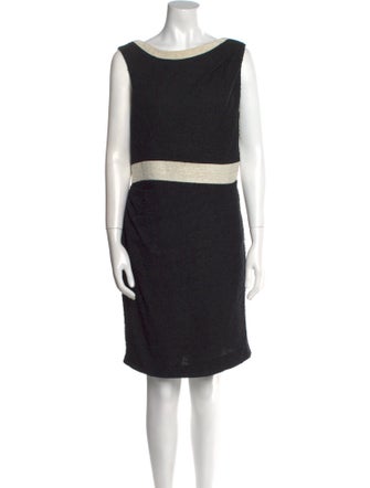 Chris Benz Scoop Neck Mini Dress