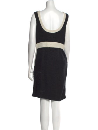 Chris Benz Scoop Neck Mini Dress