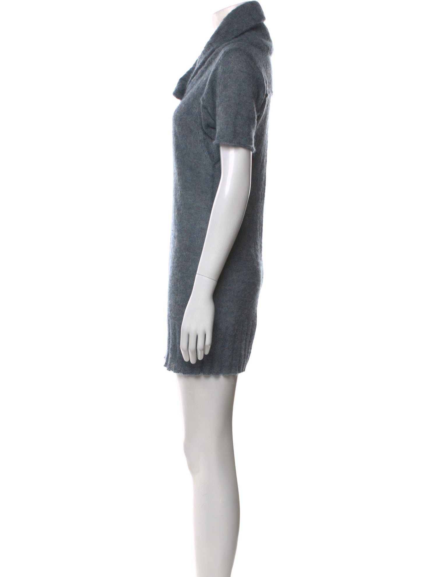 Chris Benz Cowl Neck Mini Dress