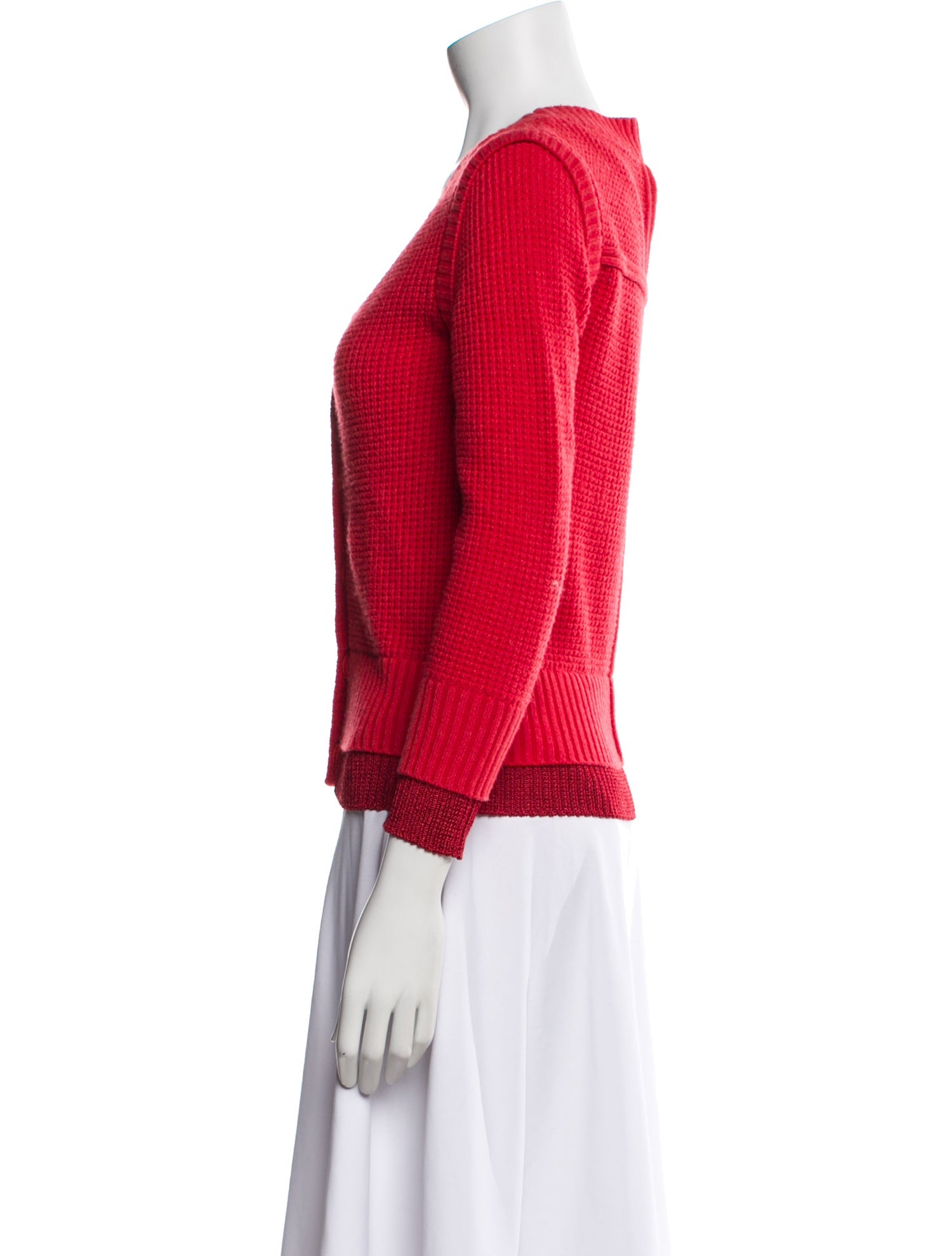 Chris Benz Wool V-Neck Sweater