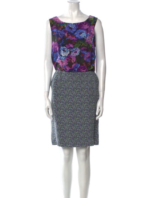 Chris Benz Printed Knee-Length Dress