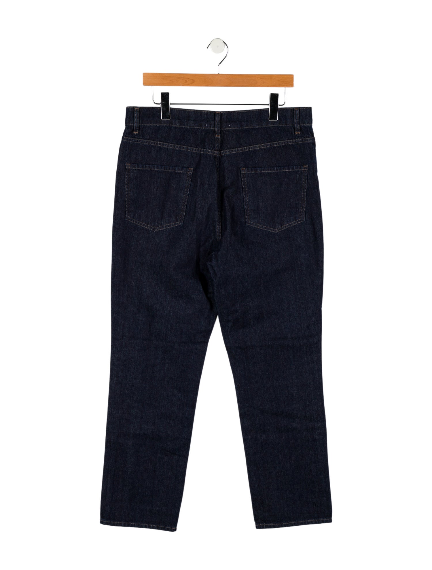 CASASOLA High-Rise Straight Leg Jeans