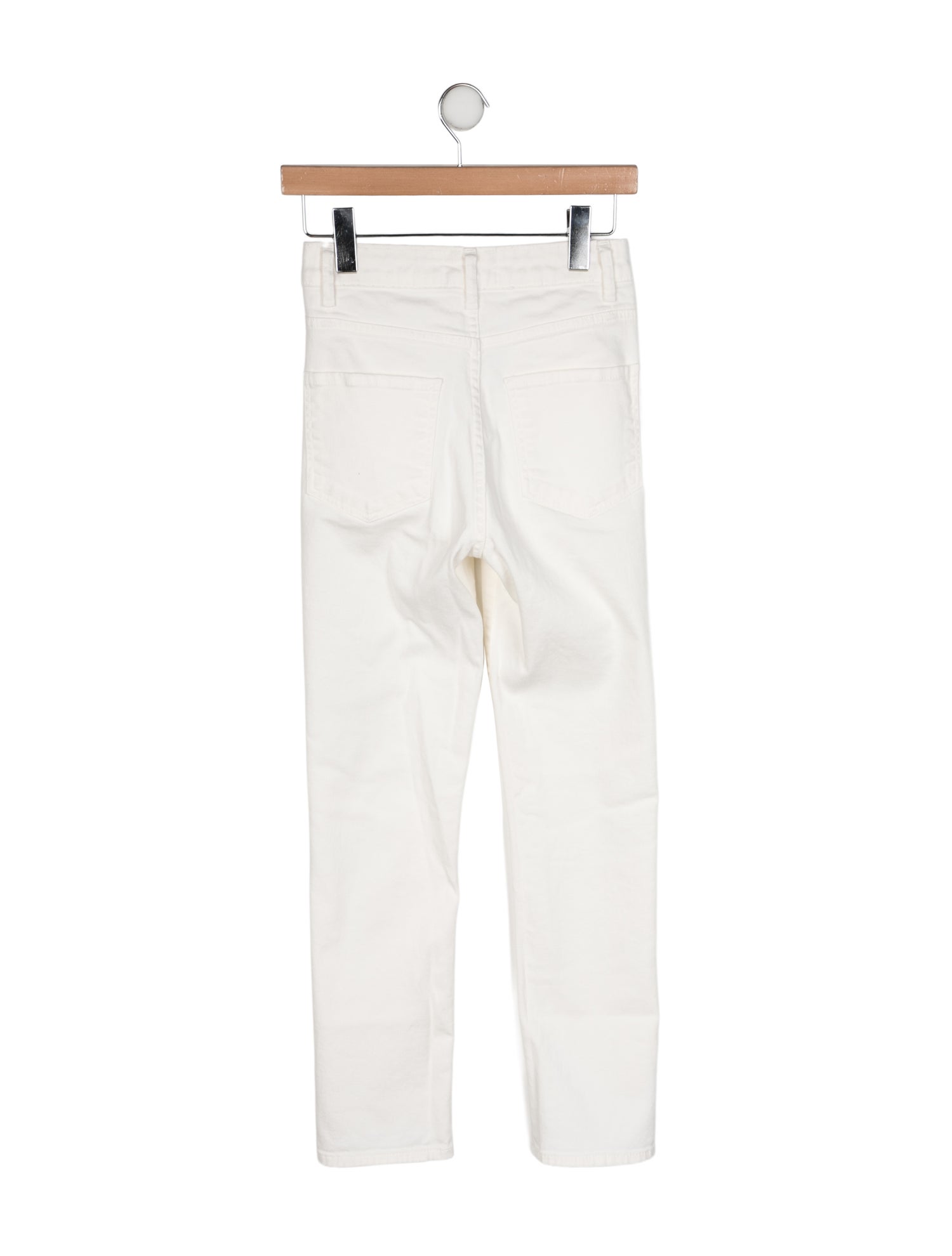 CASASOLA Mid-Rise Straight Leg Jeans