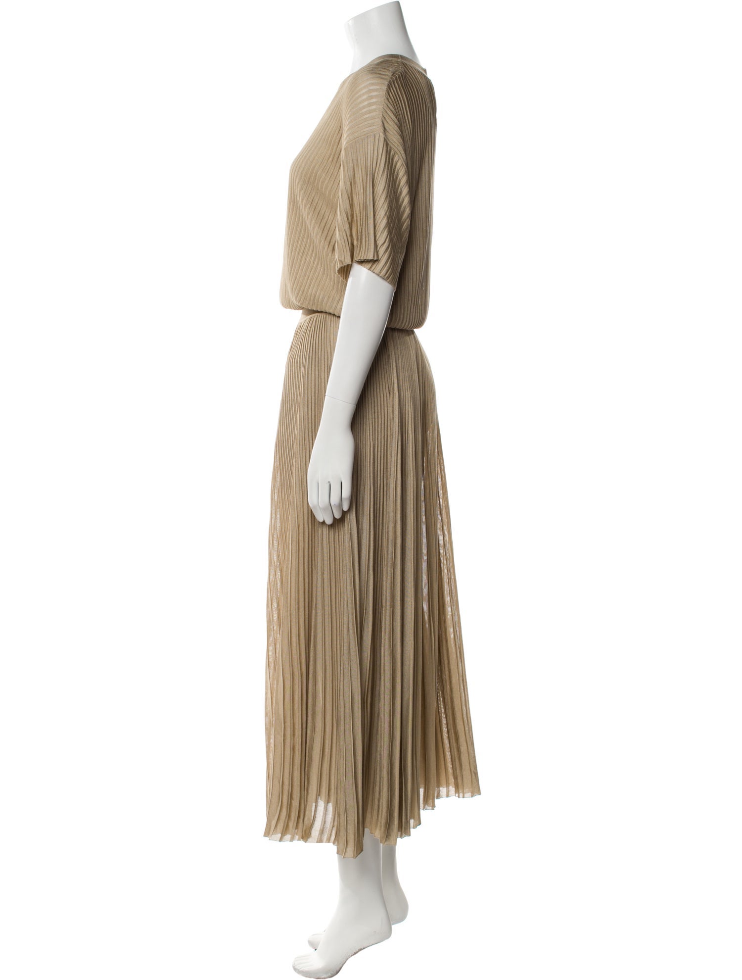 CASASOLA Crew Neck Long Dress w/ Tags