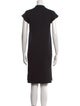 CASASOLA Silk Knee-Length Dress