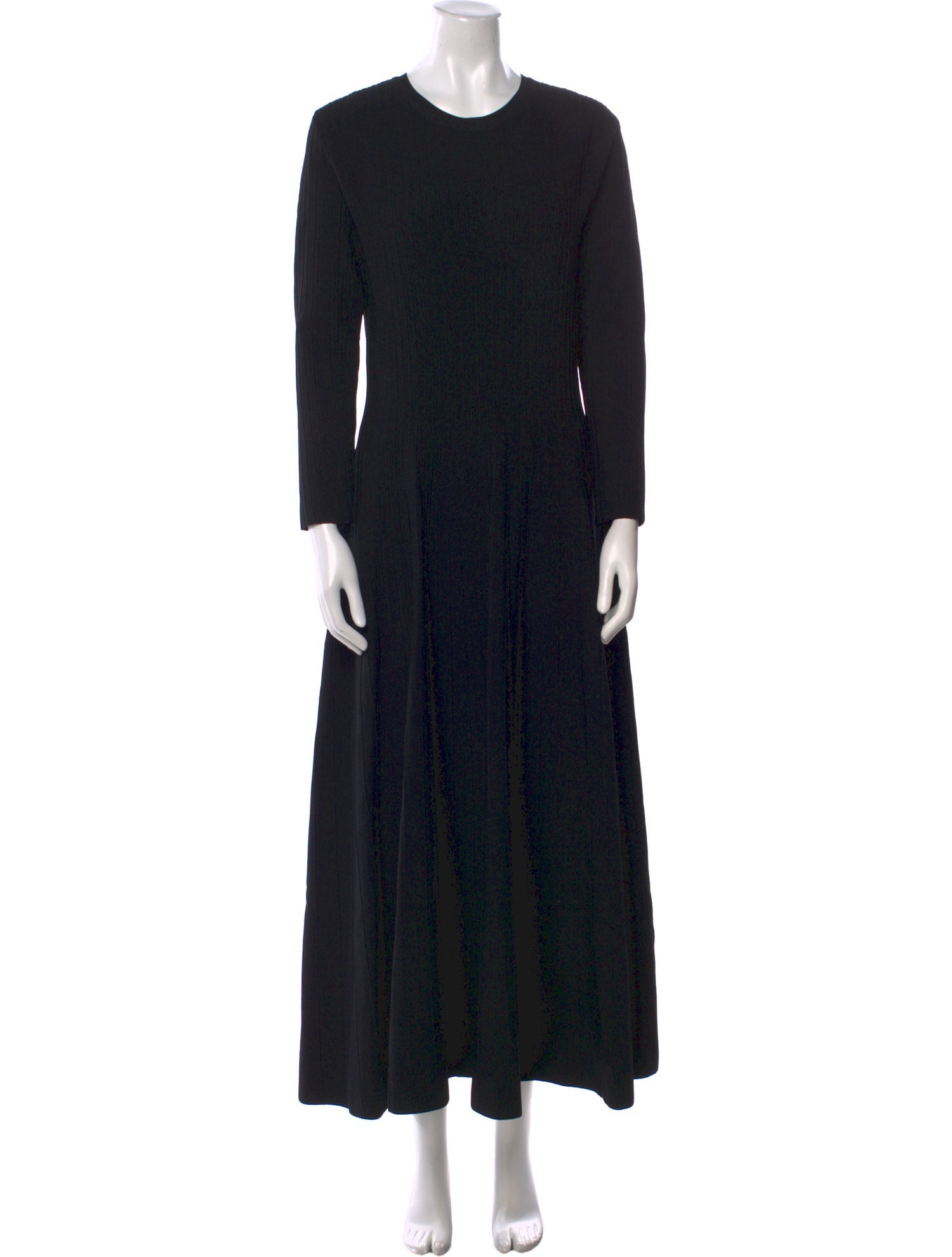 CASASOLA Crew Neck Long Dress