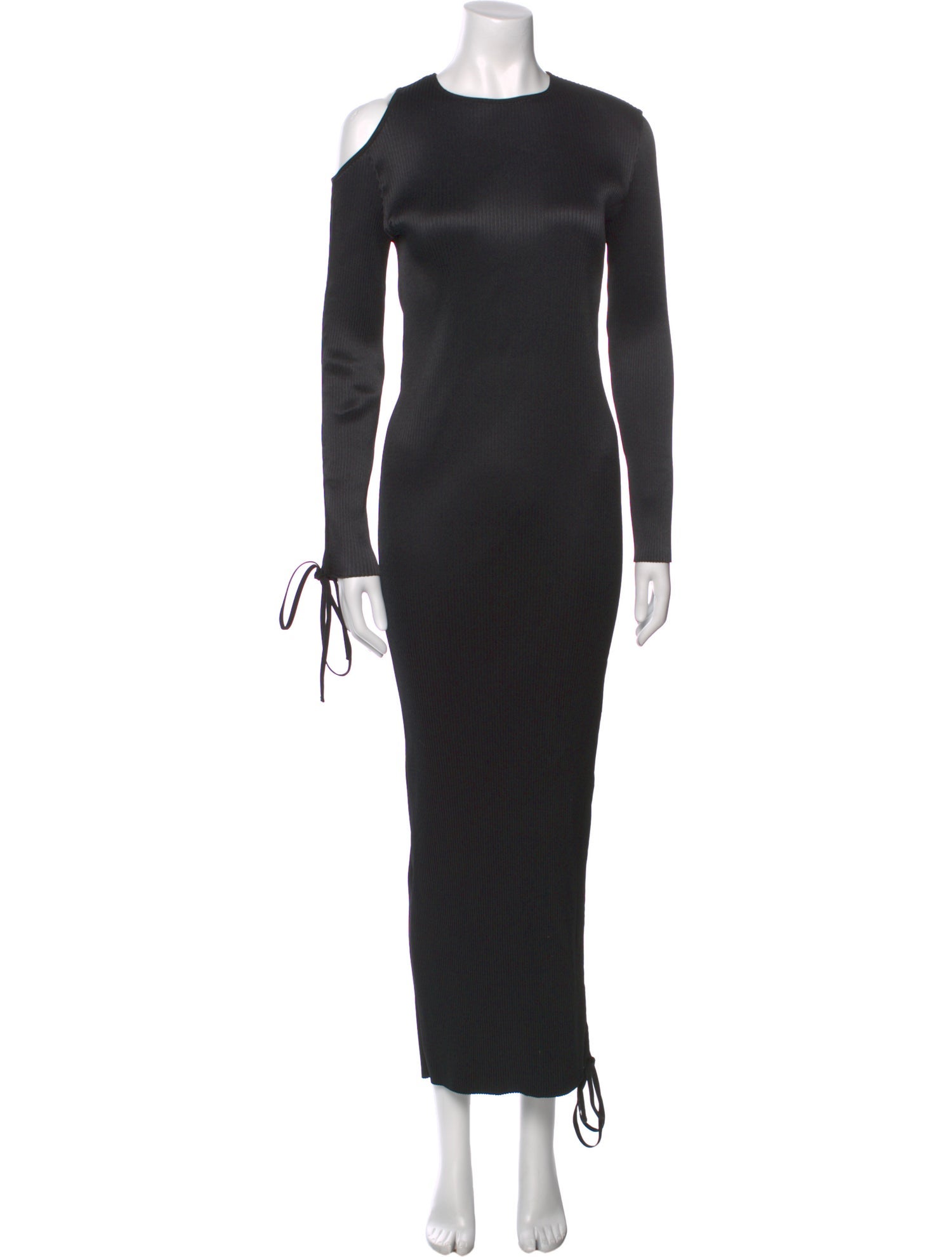 CASASOLA Crew Neck Long Dress