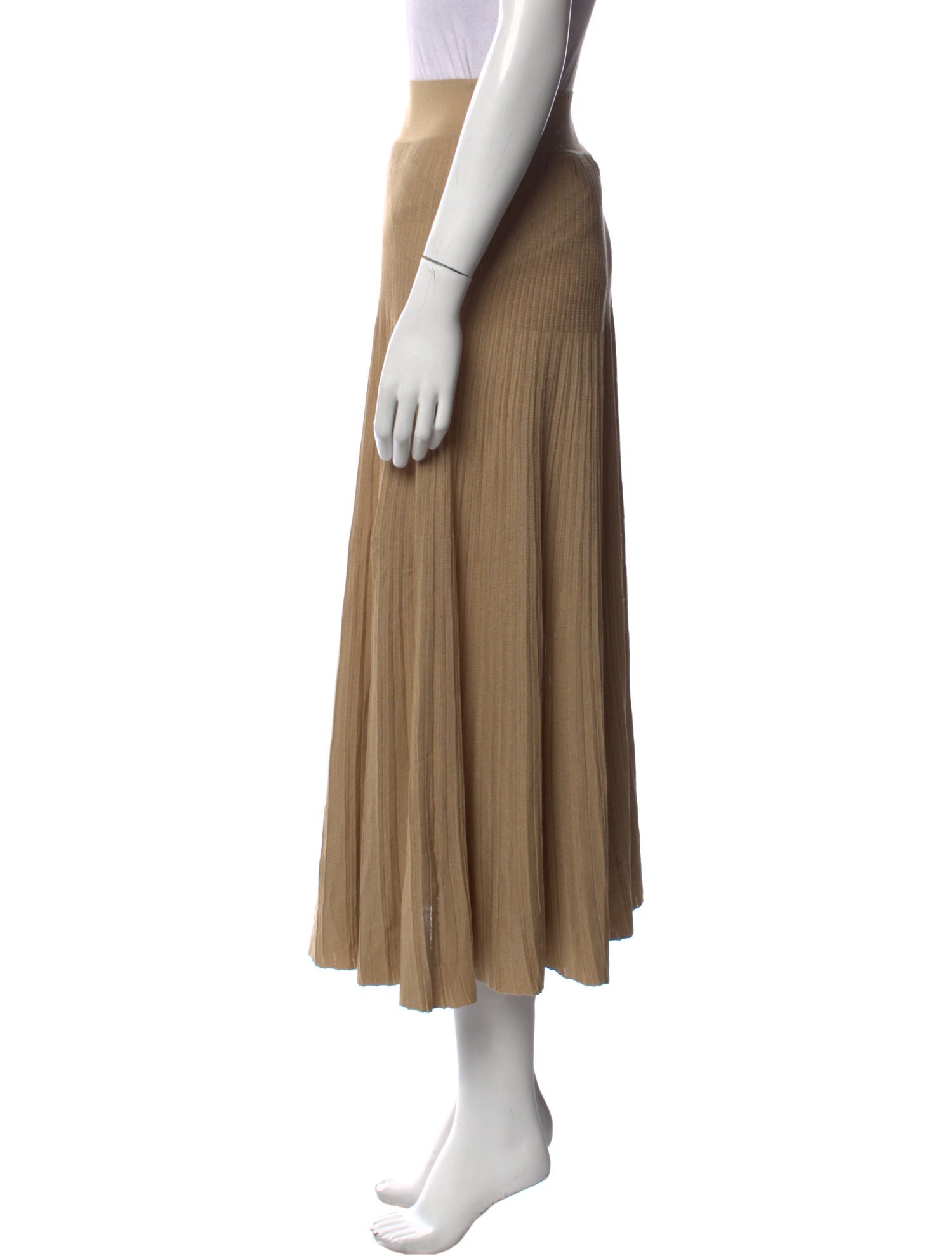 CASASOLA Silk Midi Length Skirt