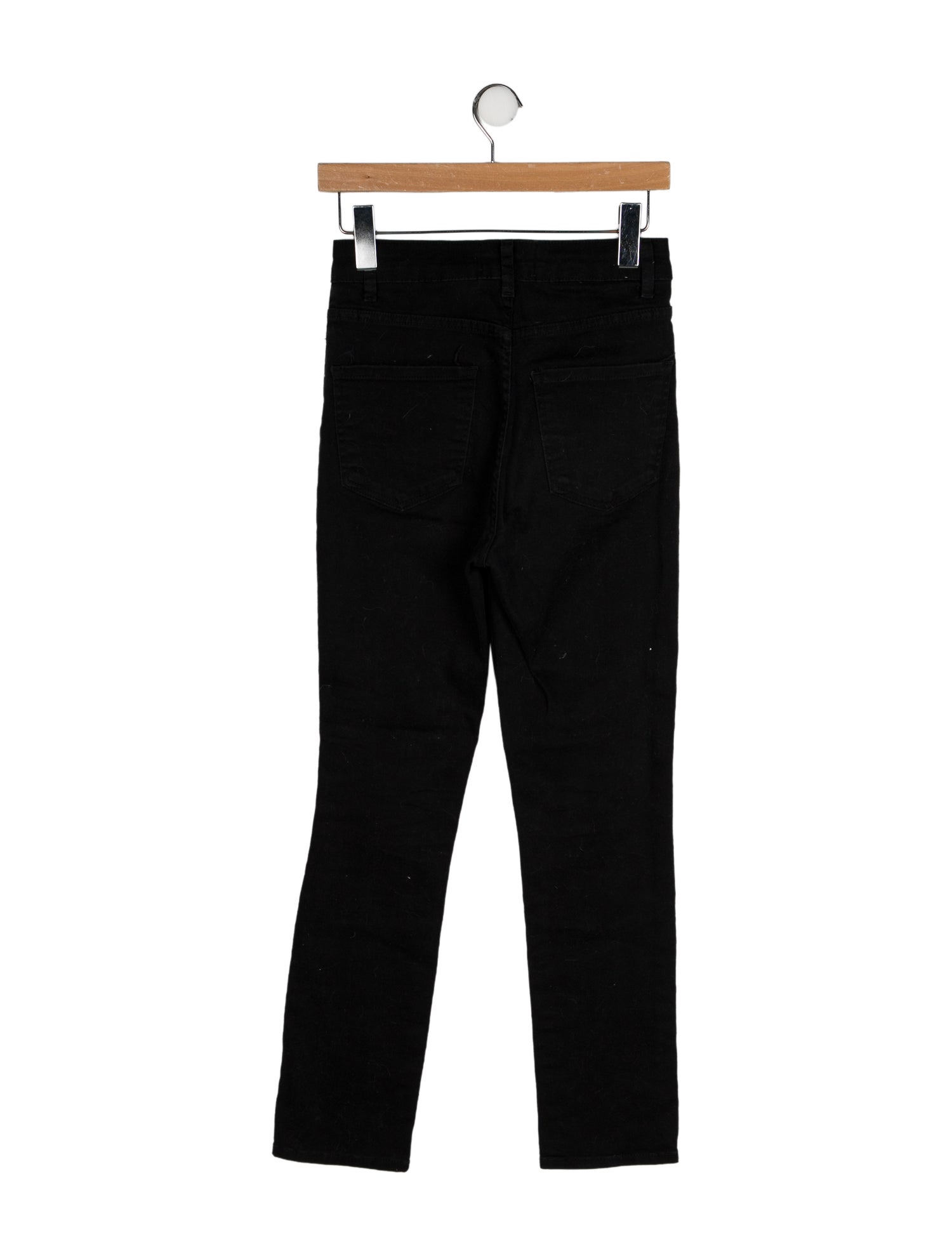 CASASOLA High-Rise Straight Leg Jeans