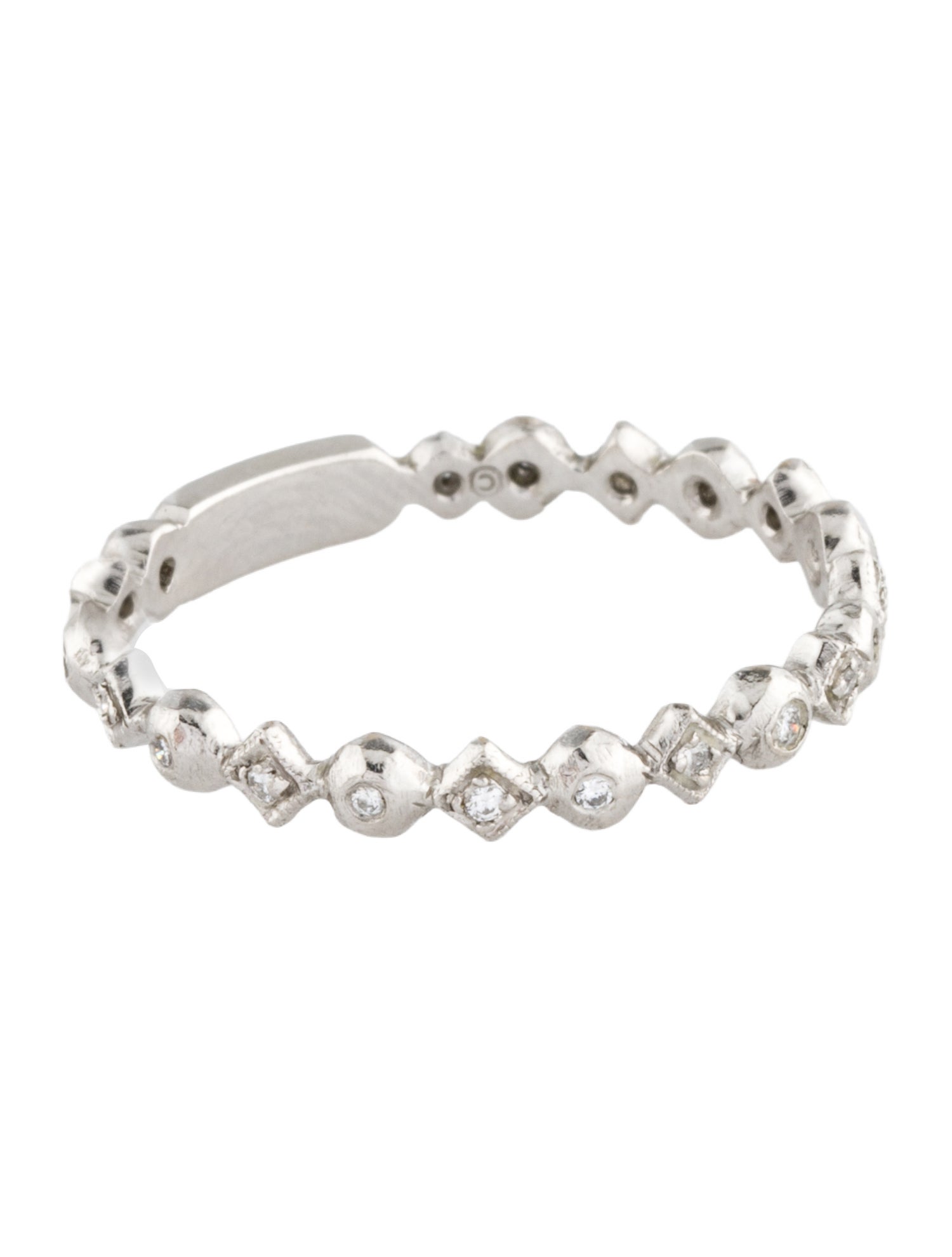 Cathy Waterman Platinum Diamond Eternity Band