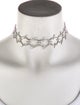 Cathy Waterman 2.14ctw Platinum Diamond Flower Collar Necklace