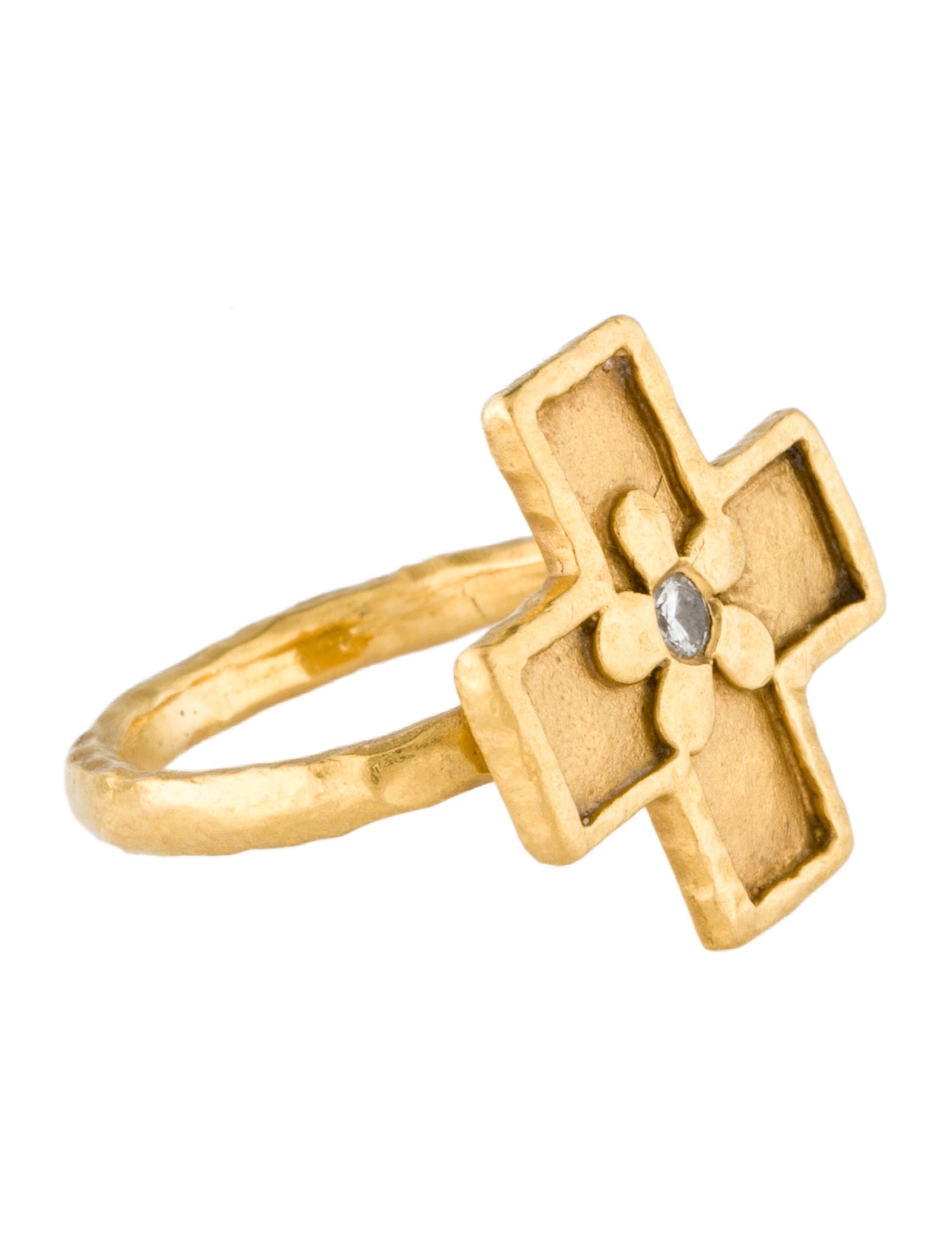 Cathy Waterman 22K Diamond Cocktail Ring