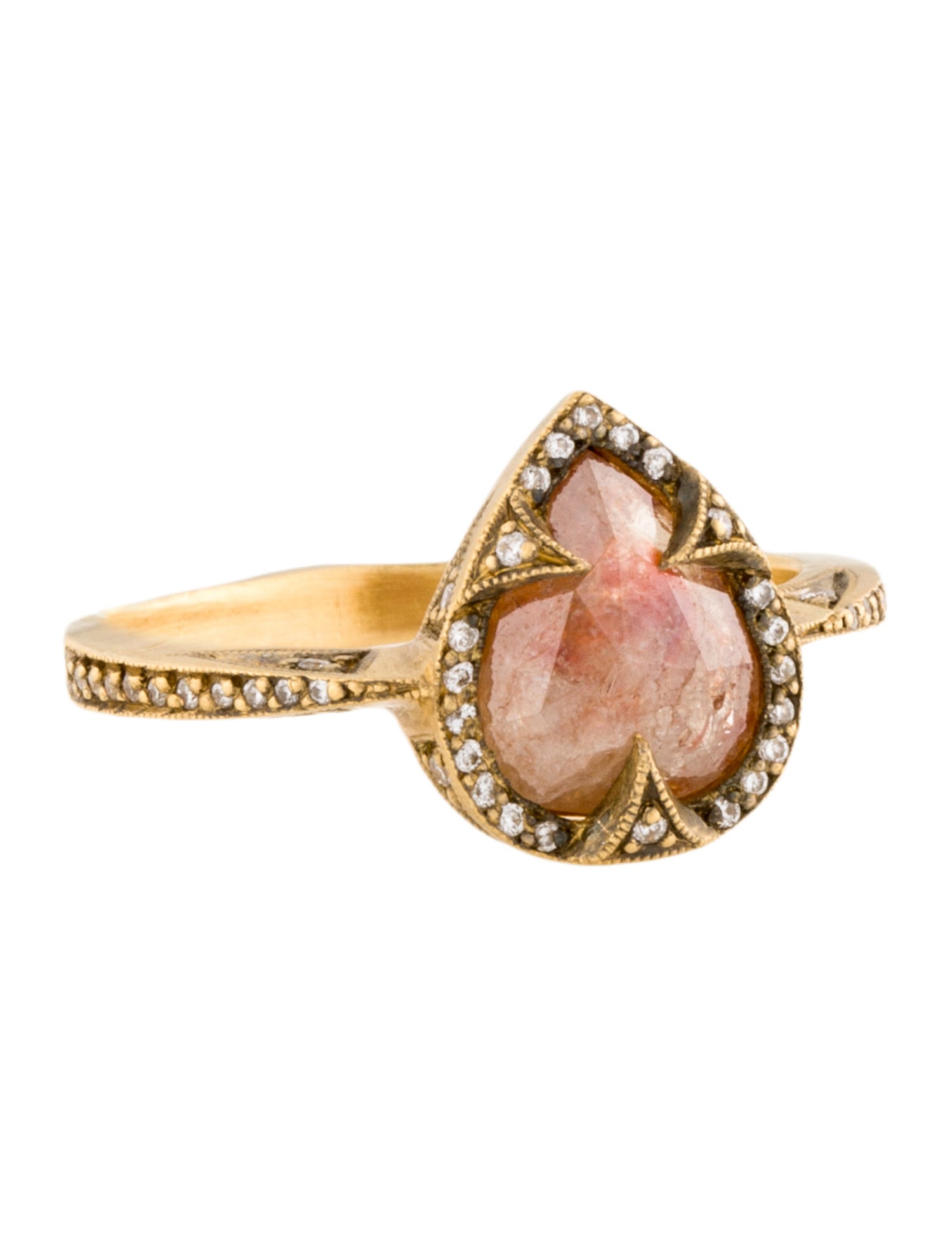 Cathy Waterman 22K Diamond Cocktail Ring