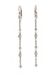 Cathy Waterman Platinum Diamond Drop Earrings