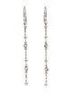 Cathy Waterman Platinum Diamond Drop Earrings