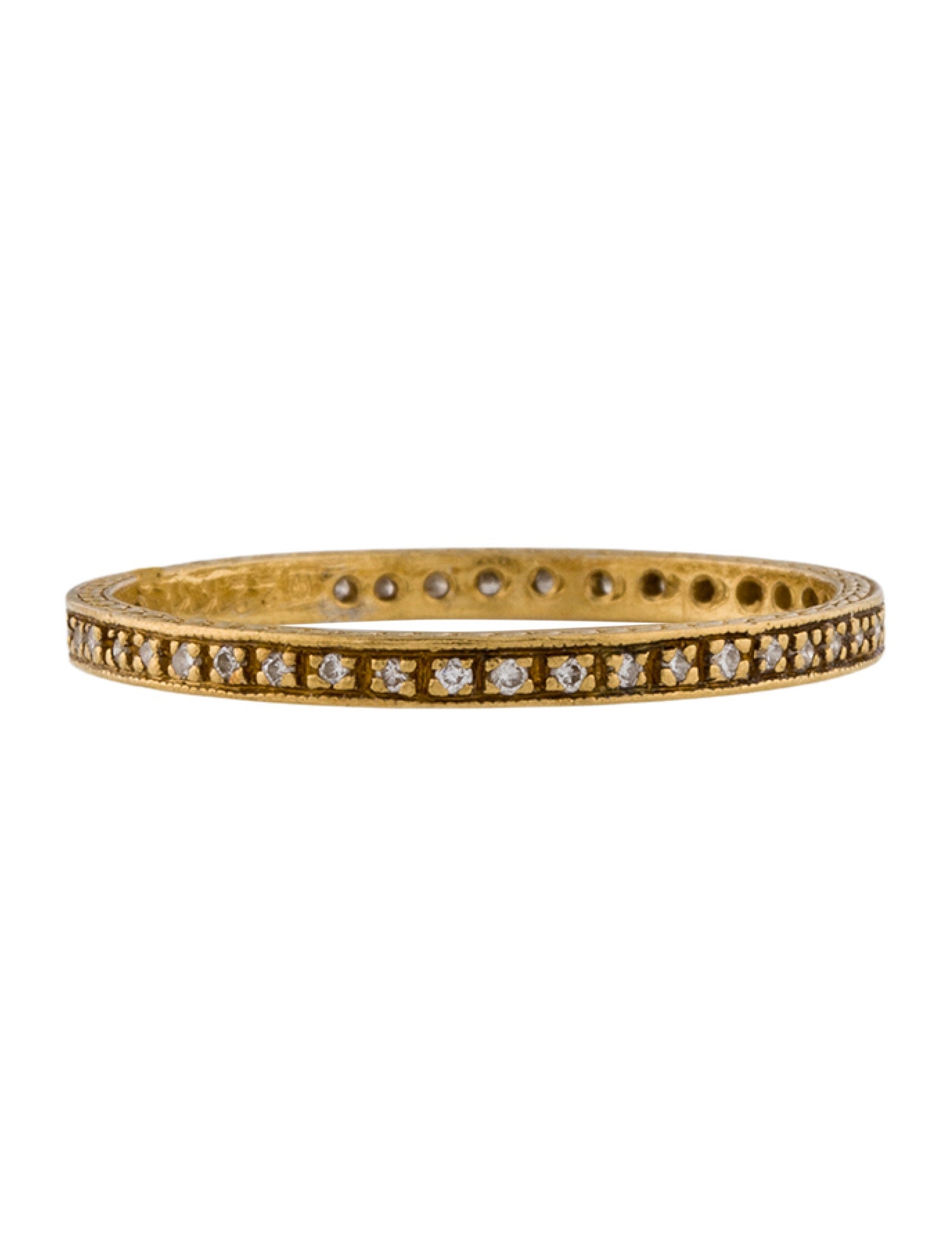 Cathy Waterman 22K Diamond Eternity Band