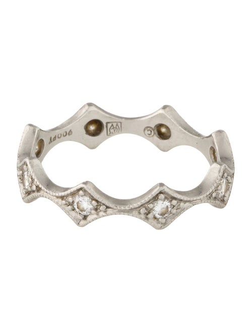 Cathy Waterman Platinum Elongated Geo Band