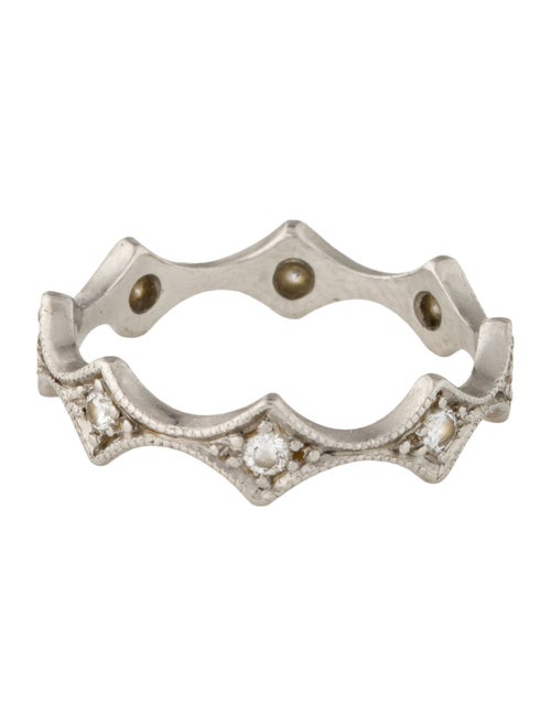 Cathy Waterman Platinum Elongated Geo Band