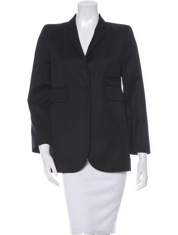 Carven Long Sleeve Fitted Blazer