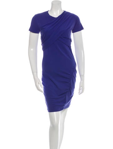 Carven Draped Shirt Dress