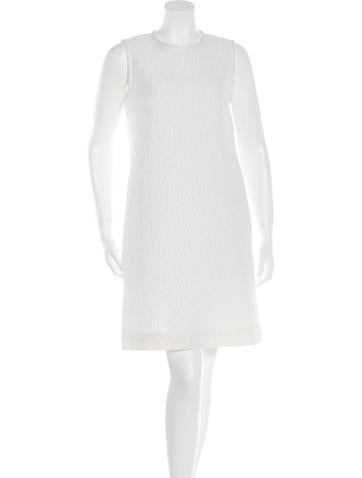 Carven Cloque Sheath Dress