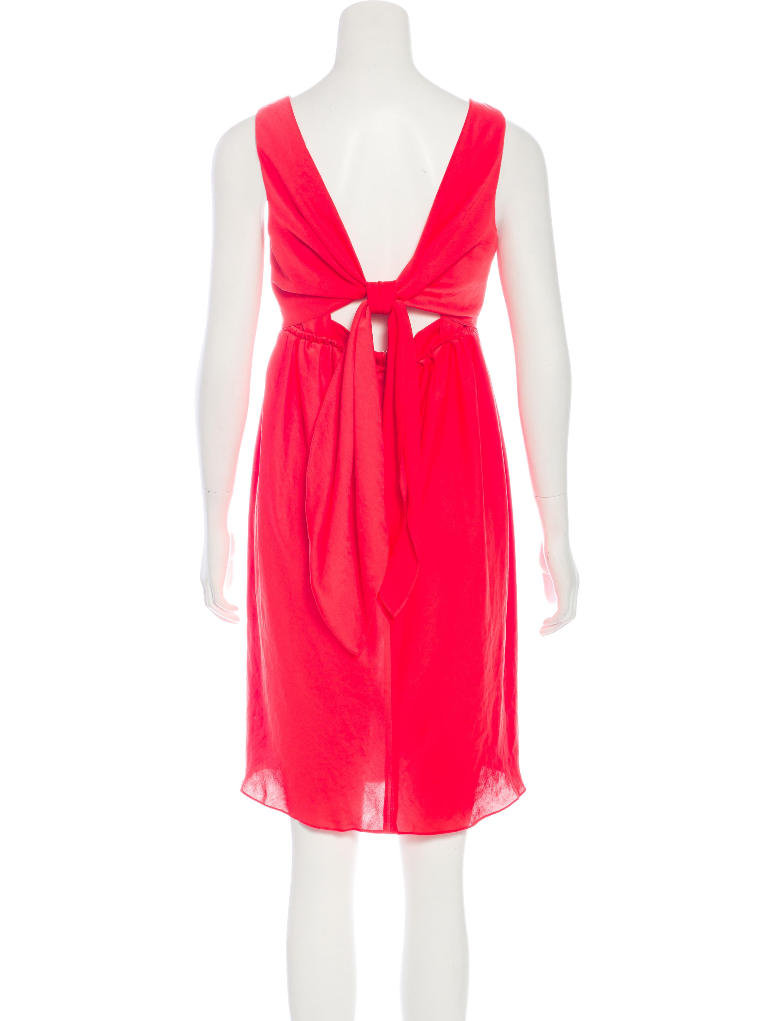 Carven Empire Waist Mini Dress Clothing CAV26031 The RealReal