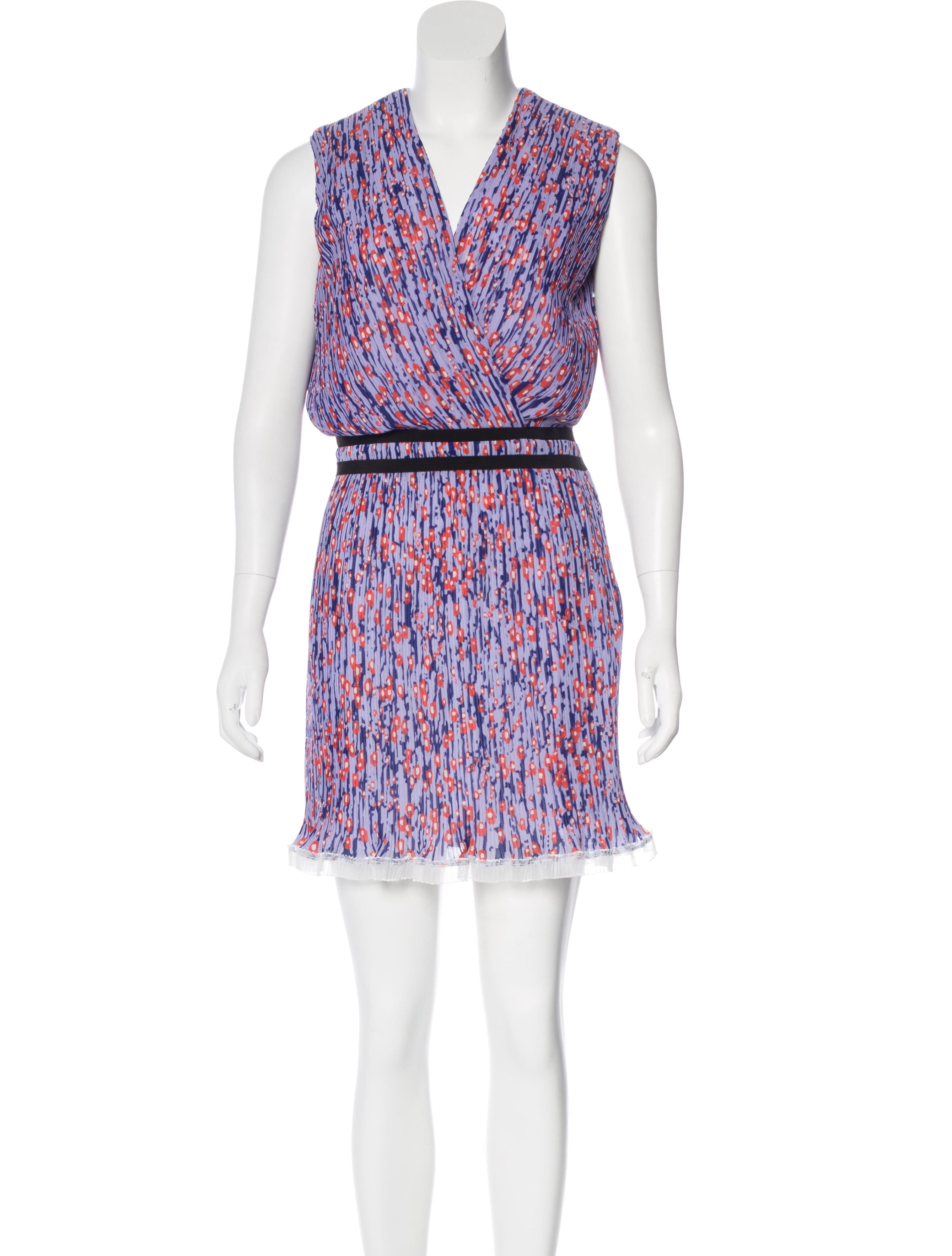 carven floral print pleated dress dresses cav26075 carven floral print pleated dress dresses cav26075